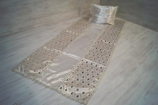 Текстиль Комплект текстиля для похорон «Атлас с золотым накатом - атлас»
